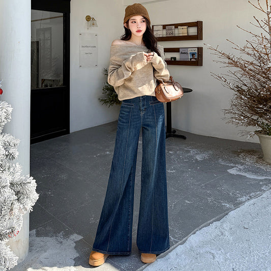 Women's Vintage Bell-Bottom Jeans - Trendy Slimming Flare Pants