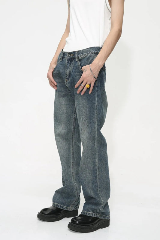 Mid Rise Jeans with Pockets - Premium Japanese Denim