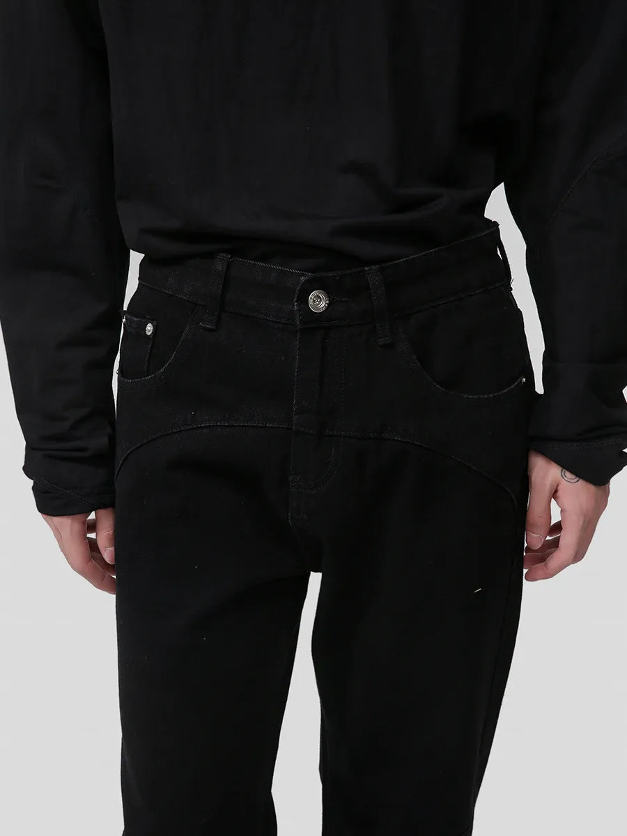 Mid Rise Jeans with Pockets - Premium Japanese Denim