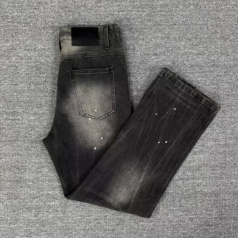 Splash Ink Jeans Men's Spring Loose Straight Leg Pants