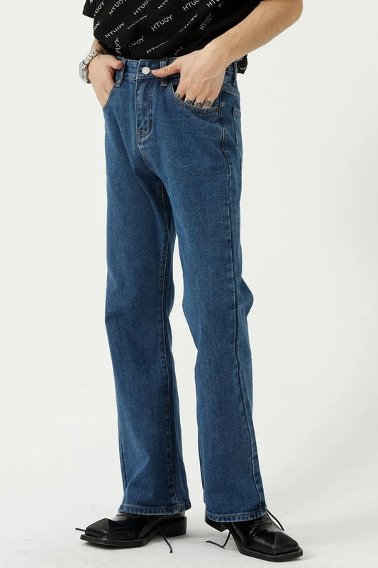 Mid Rise Jeans with Pockets - Premium Japanese Denim