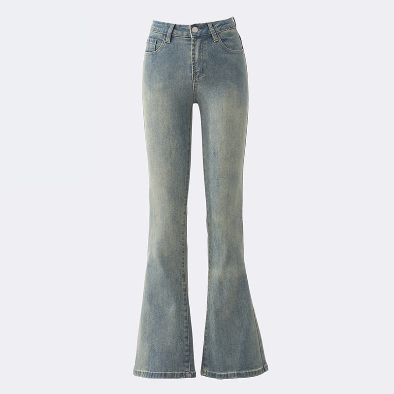 Women's Flared Jeans High Waist Slimming Ankle-Length Pants