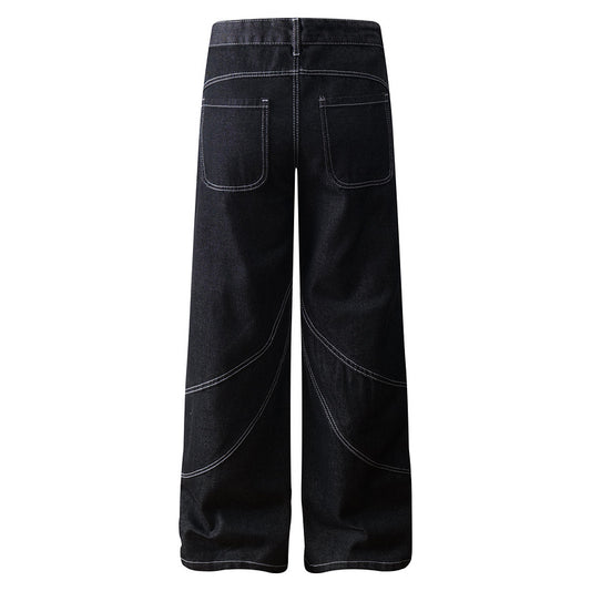 Straight Jeans Street VIBE Loose Long Pants Men