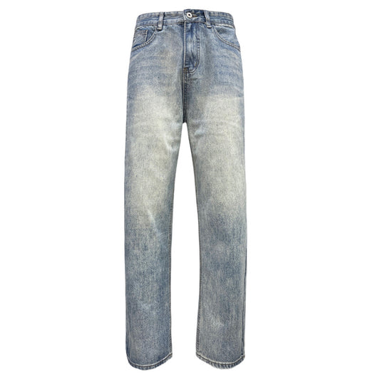 Trendy Casual Loose Straight Jeans for Men - Premium Japanese Denim