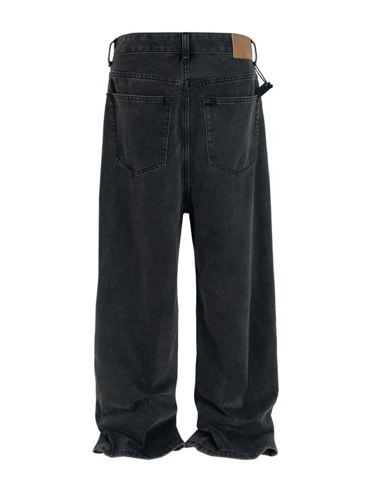 Men's Wide Leg Jeans - Premium Japanese Denim