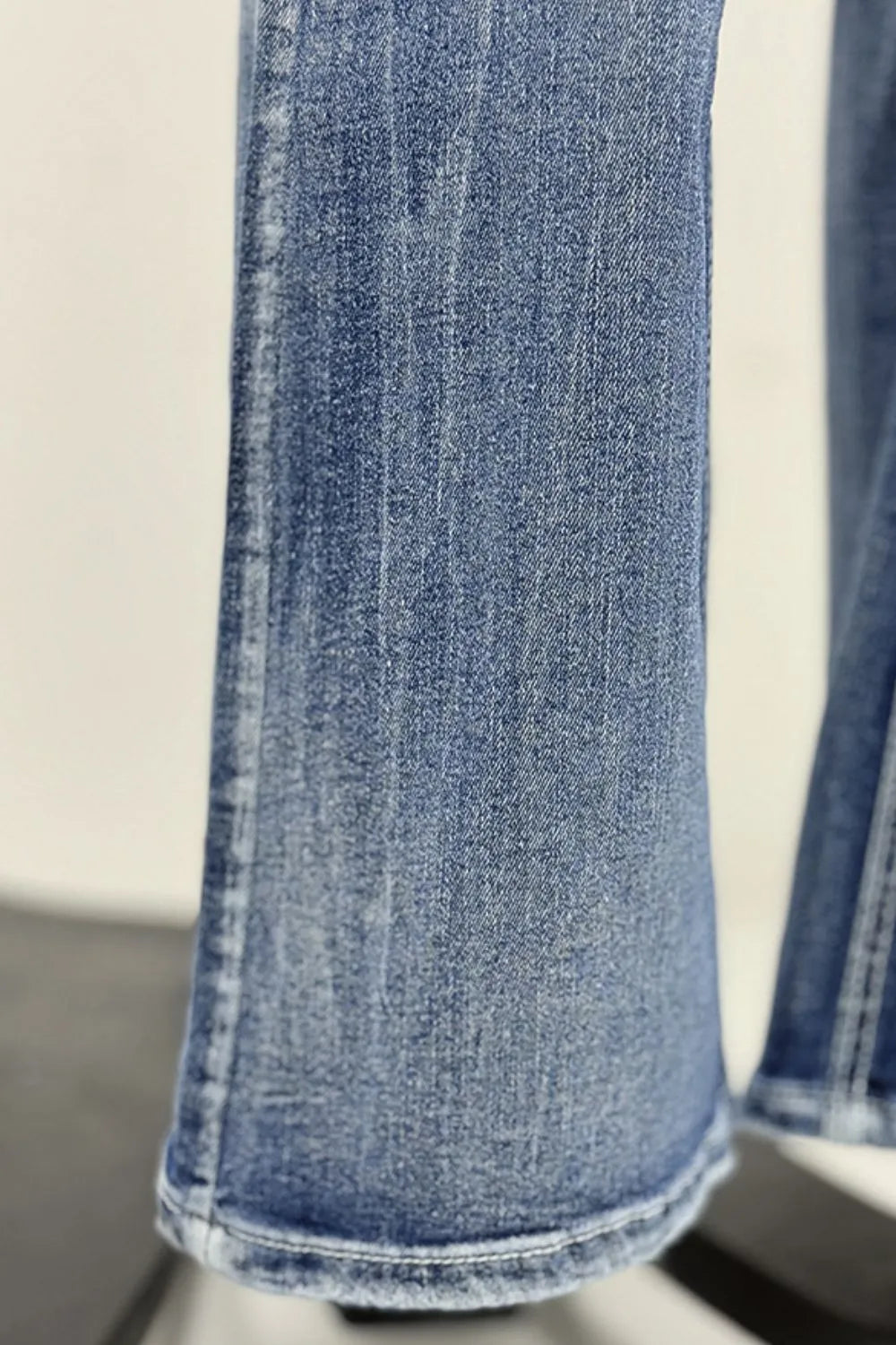 Premium Star Embroidered Bootcut Jeans – Luxury Japanese Denim