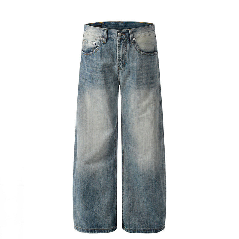 Washed Bamboo Bent Jeans - Premium Japanese Denim