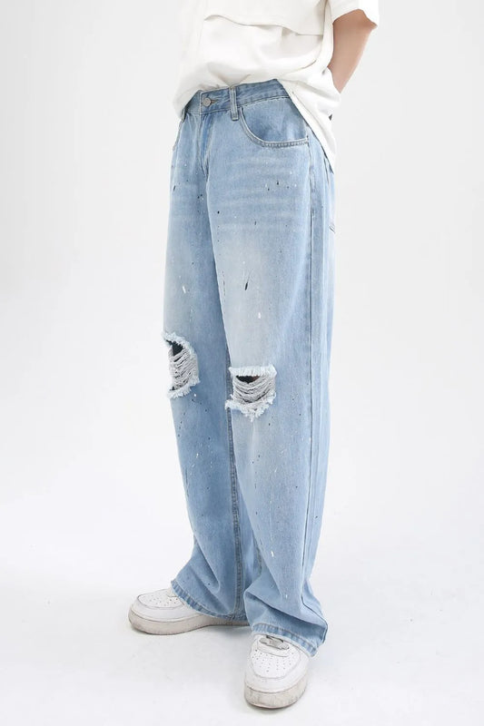 Premium Distressed Jeans with Pockets
