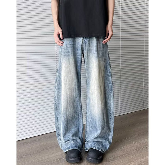 Premium Japanese Denim Straight Leg Floor Length Pants