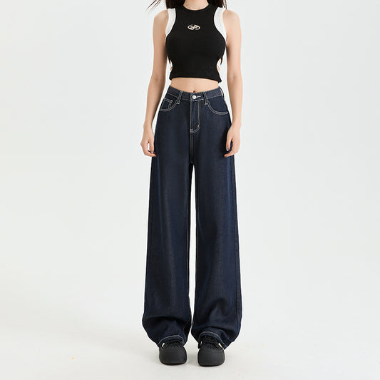 Women's Slim Wide-Leg Jeans - Premium Japanese Denim