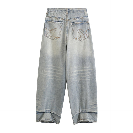 Premium Loose Wide Leg Jeans - Japanese Denim