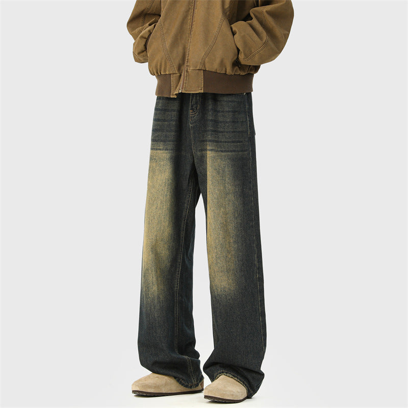 Premium Japanese Denim Straight Leg Wide Leg Pants