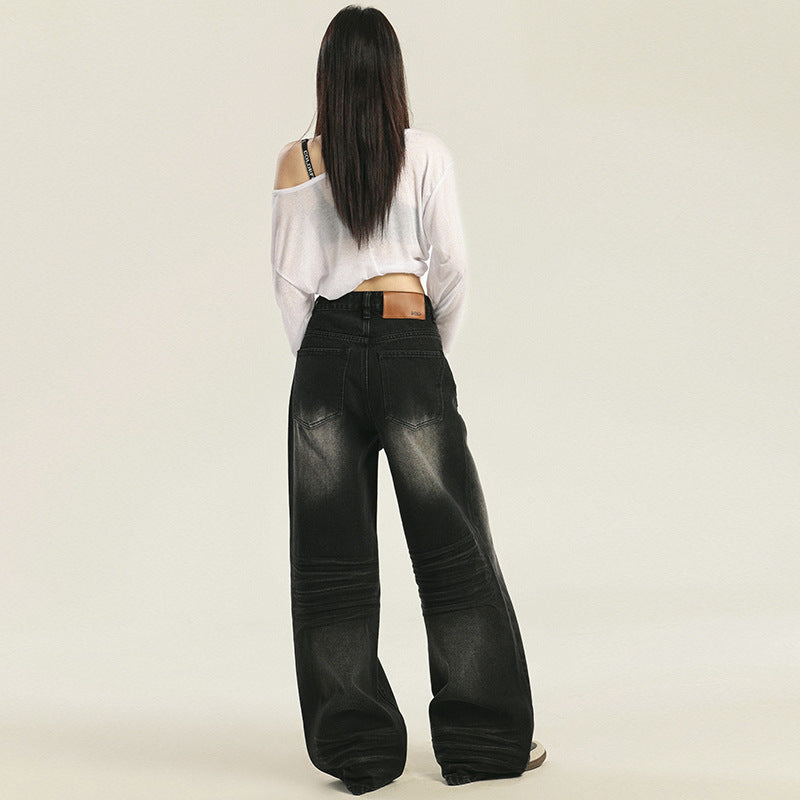 Women's Wide-Leg High-Waist Flare Jeans - Premium Japanese Denim