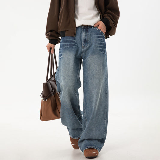 Men's Straight Leg Jeans - Premium Long Pants