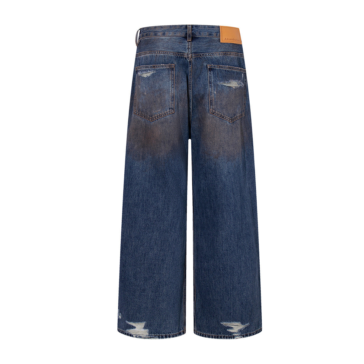 Premium Washed Ripped Jeans and Floor Pants - Japanese Denim