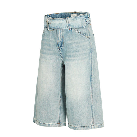 Washed Cat Whiskers Seven Quarter Shorts