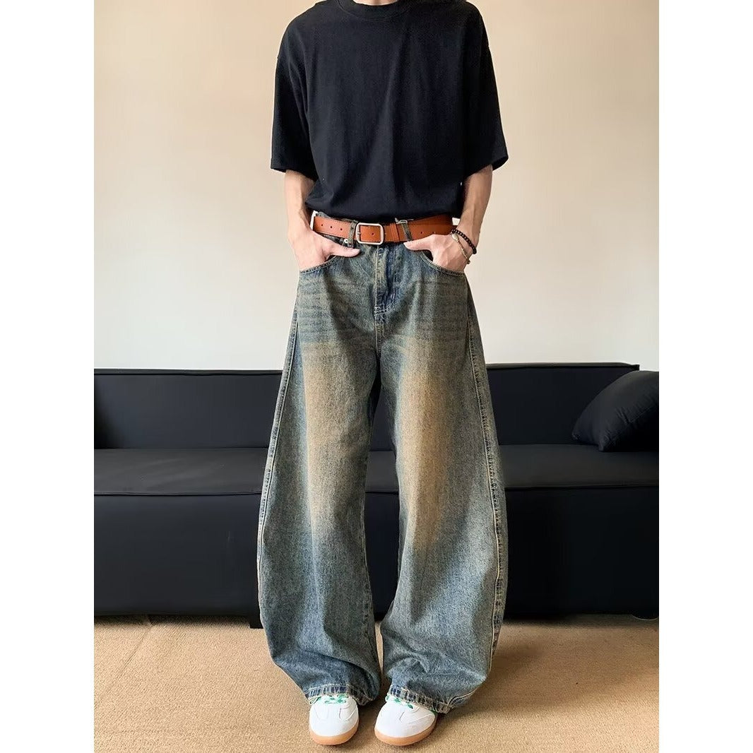 Versatile Loose Straight Leg Wide Leg Casual Knife Pants