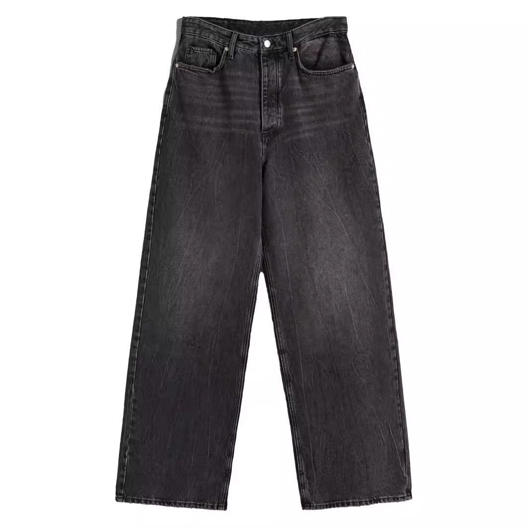 Premium Loose Wide Leg Jeans for Women – Japanese Denim Craftsmanship