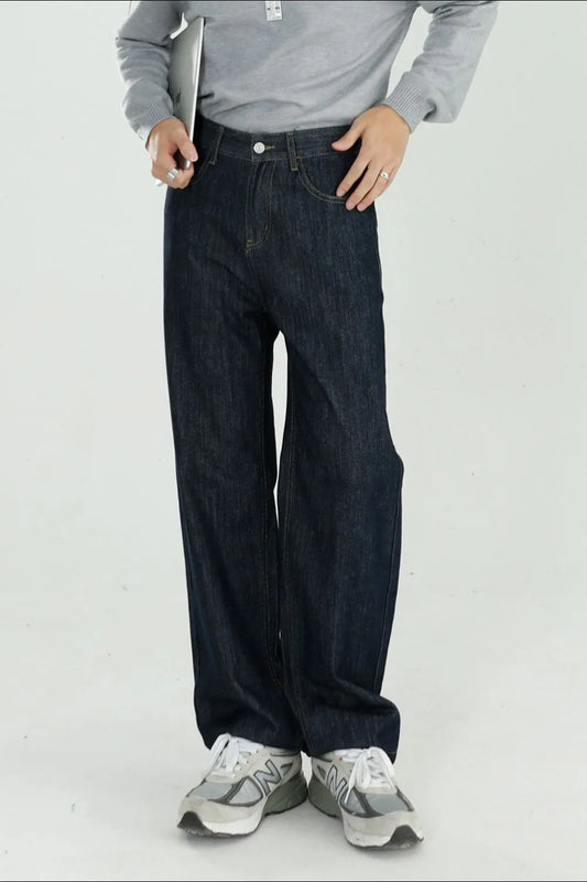 Mid Rise Jeans with Pockets - Premium Japanese Denim