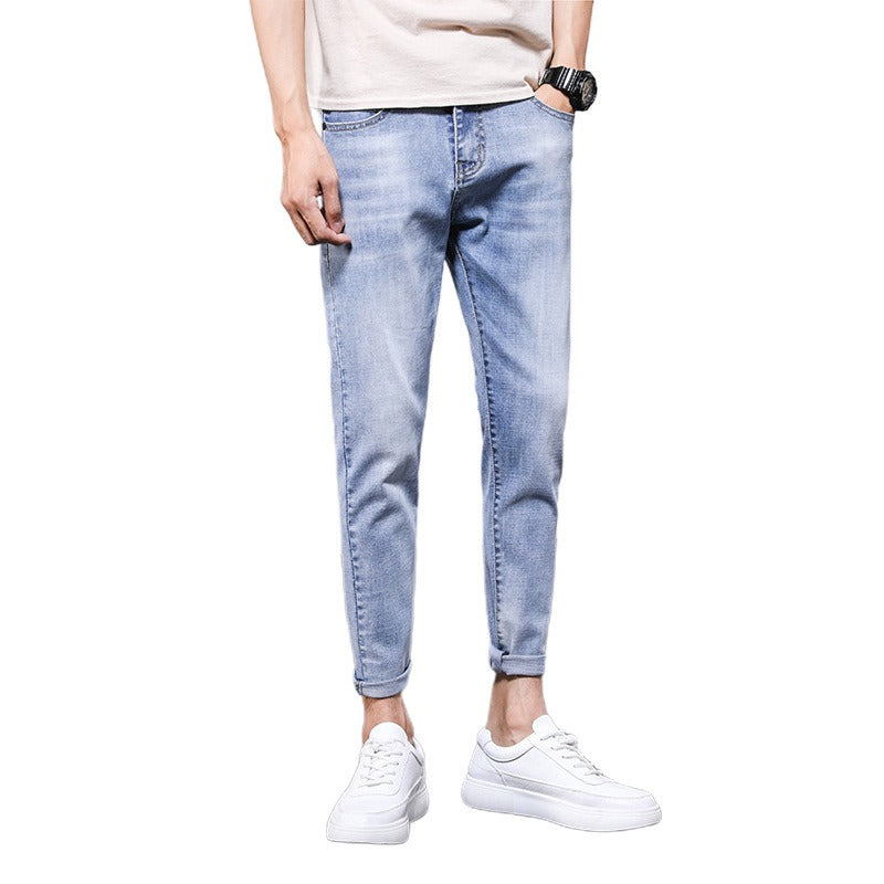 Men's Premium Korean Style Denim Pencil Pants