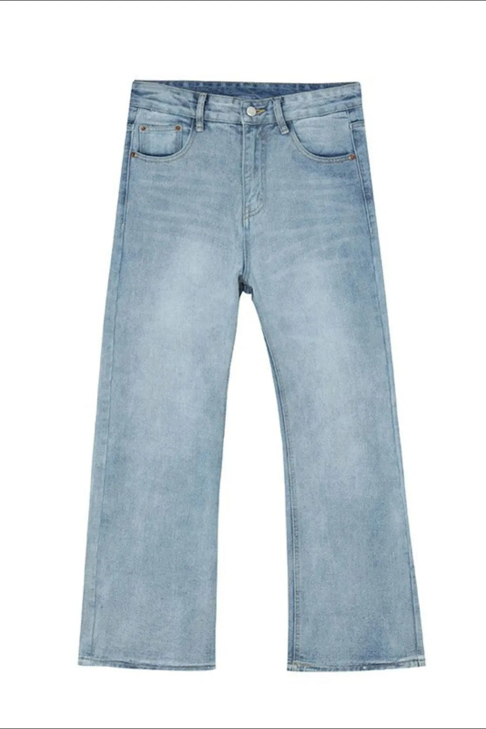 Premium Mid Rise Jeans with Pockets - Japanese Denim