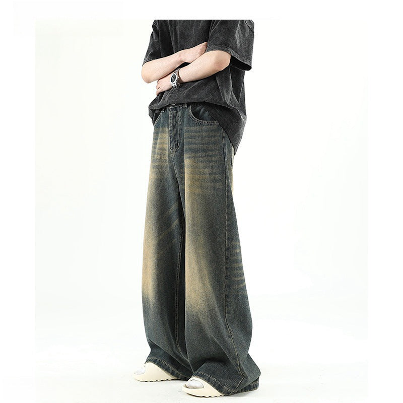 Loose Straight Tube Versatile Casual Floor Length Pants
