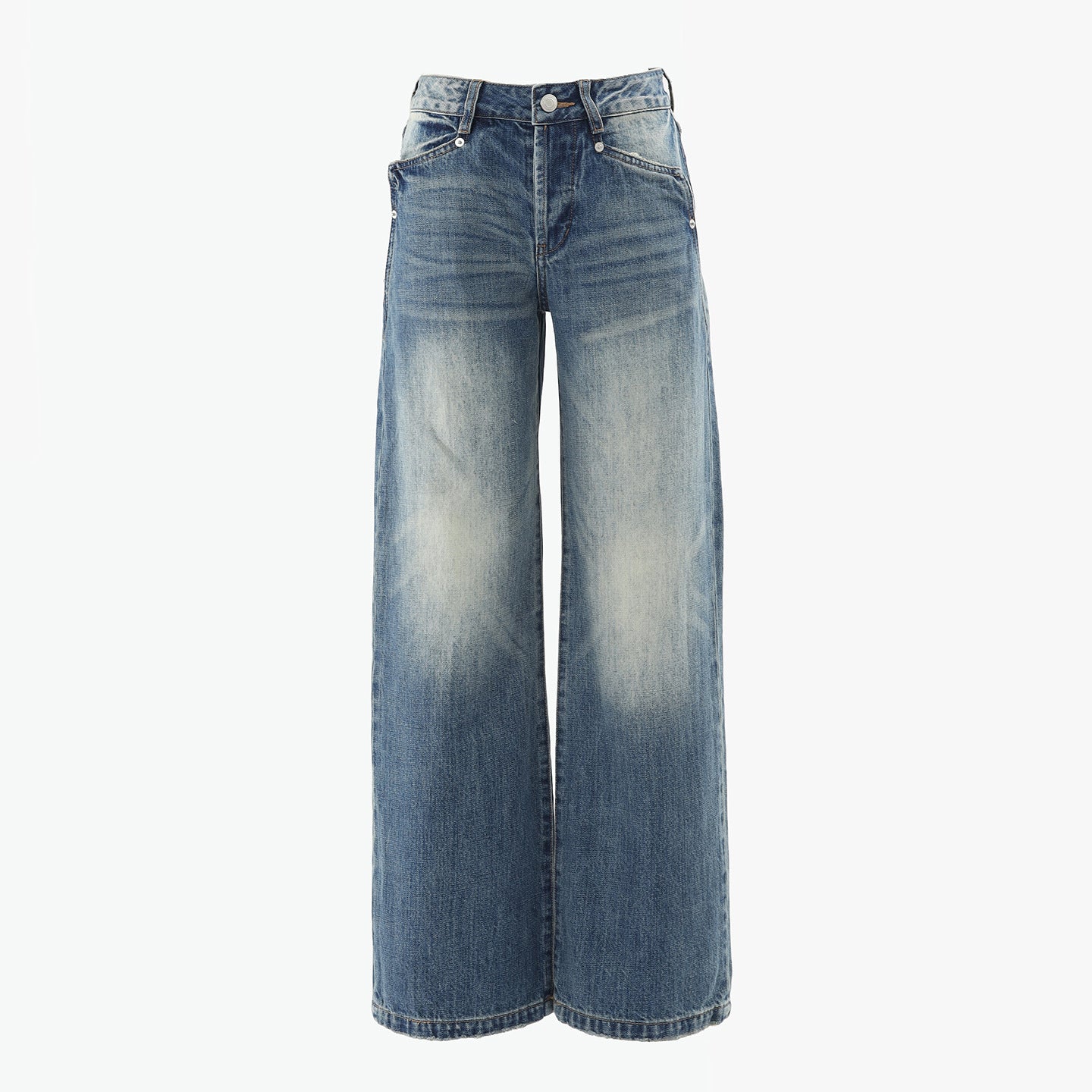 Premium Women's Low Waist Straight Leg Jeans - Luxe Japanese Denim