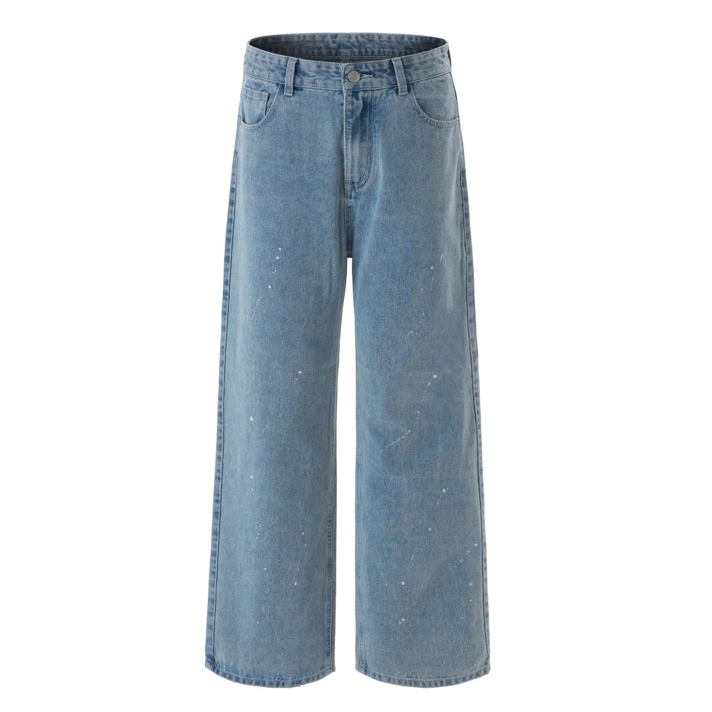 Simple Washed Denim Long Pants - Stylish & Comfortable