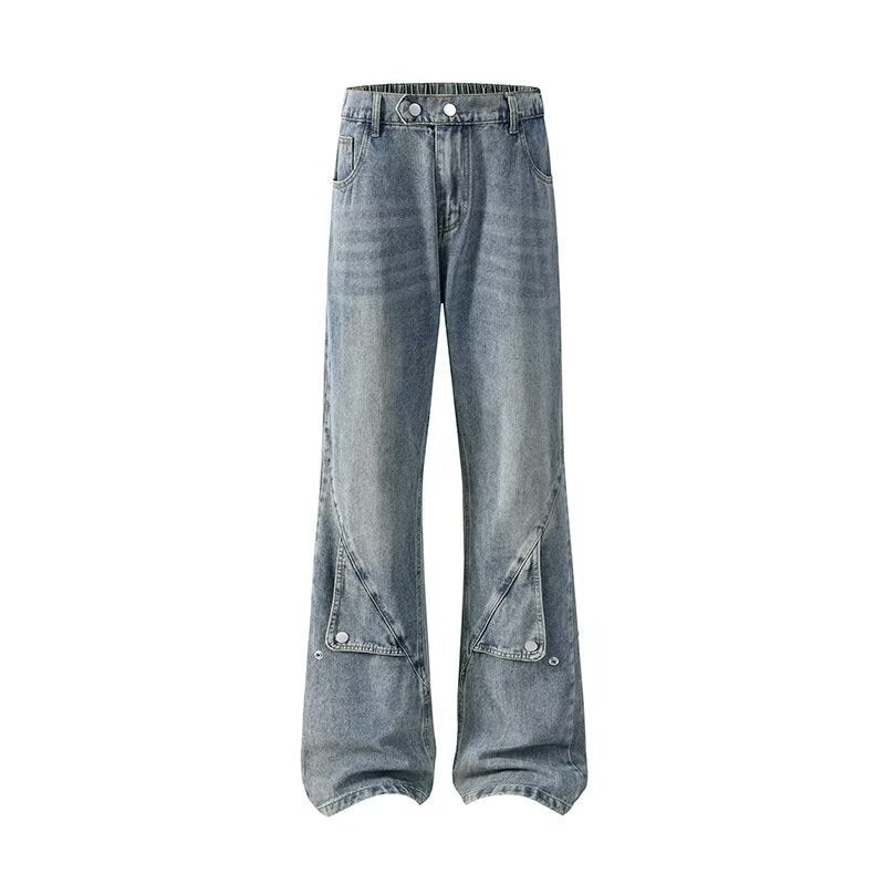 High Street Micro Flared Loose Casual Pants
