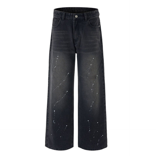 Simple Washed Denim Long Pants - Stylish & Comfortable