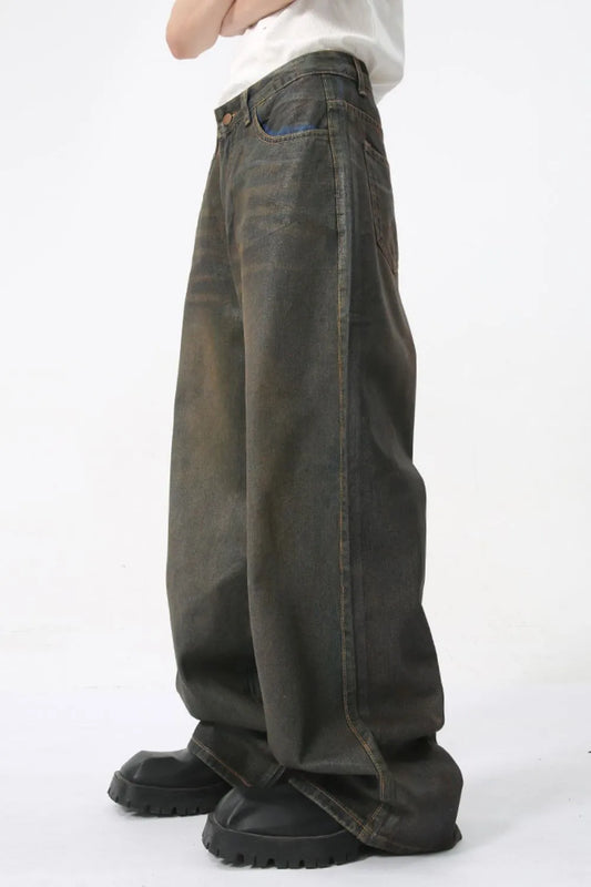 Premium Wide Leg Men's Jeans with Pockets