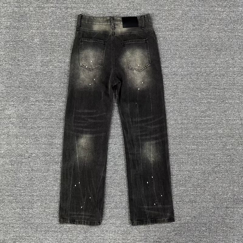 Splash Ink Jeans Men's Spring Loose Straight Leg Pants