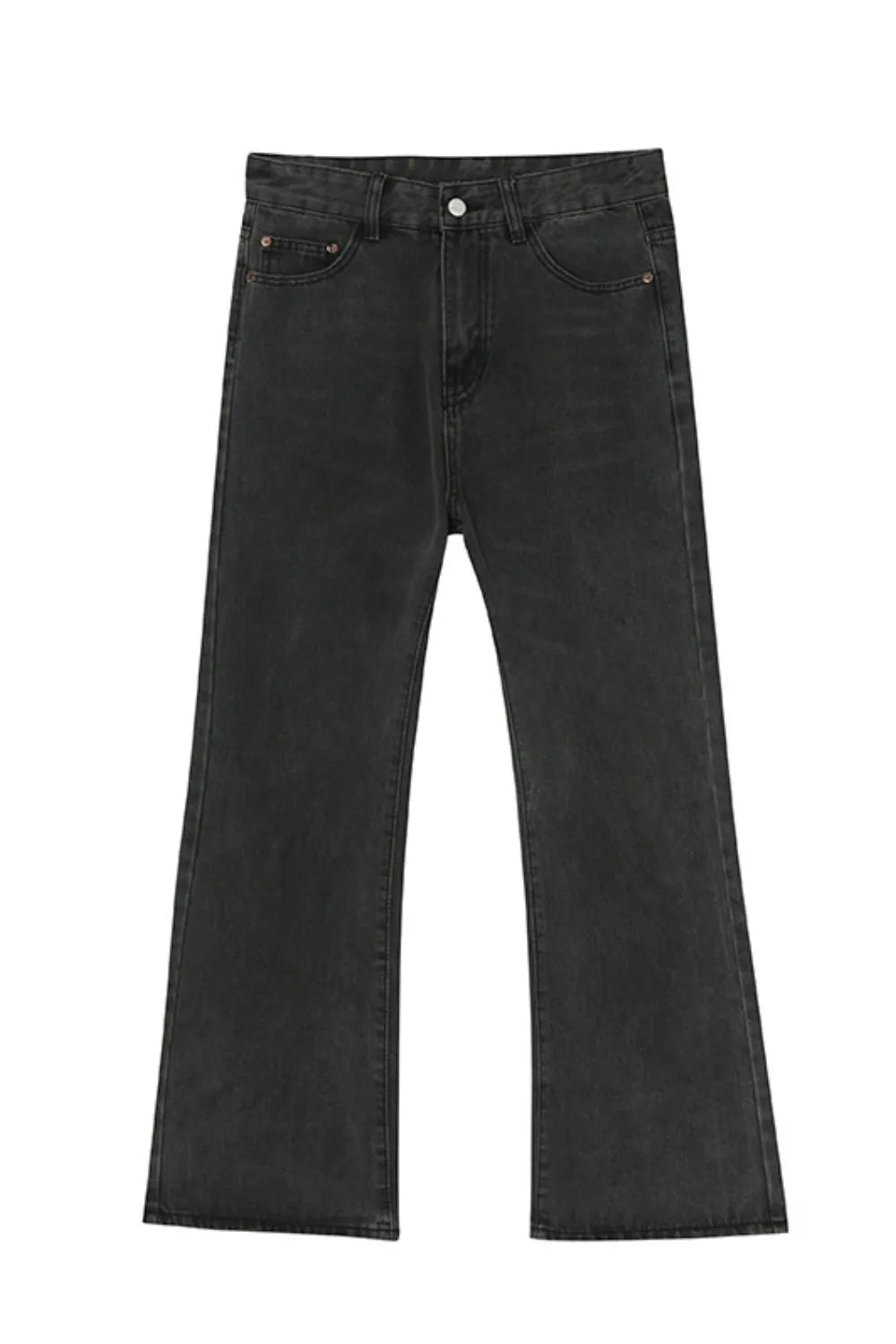 Premium Straight Leg Jeans with Pockets - Japanese Denim