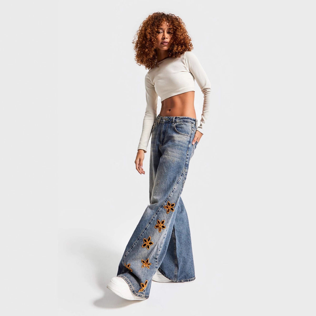 High Waisted Loose Jeans for Women - Premium Japanese Denim