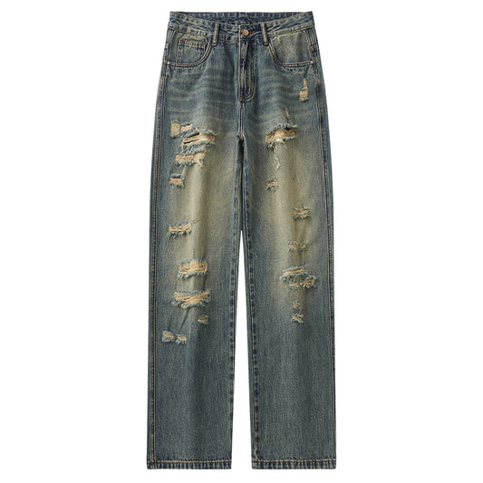 Loose Straight Leg Men's Beggar Wide Leg Pants