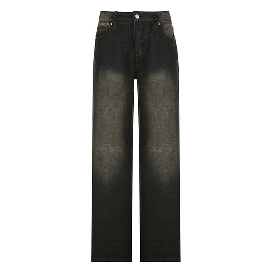 Retro High Waisted Loose Washable Casual Pants