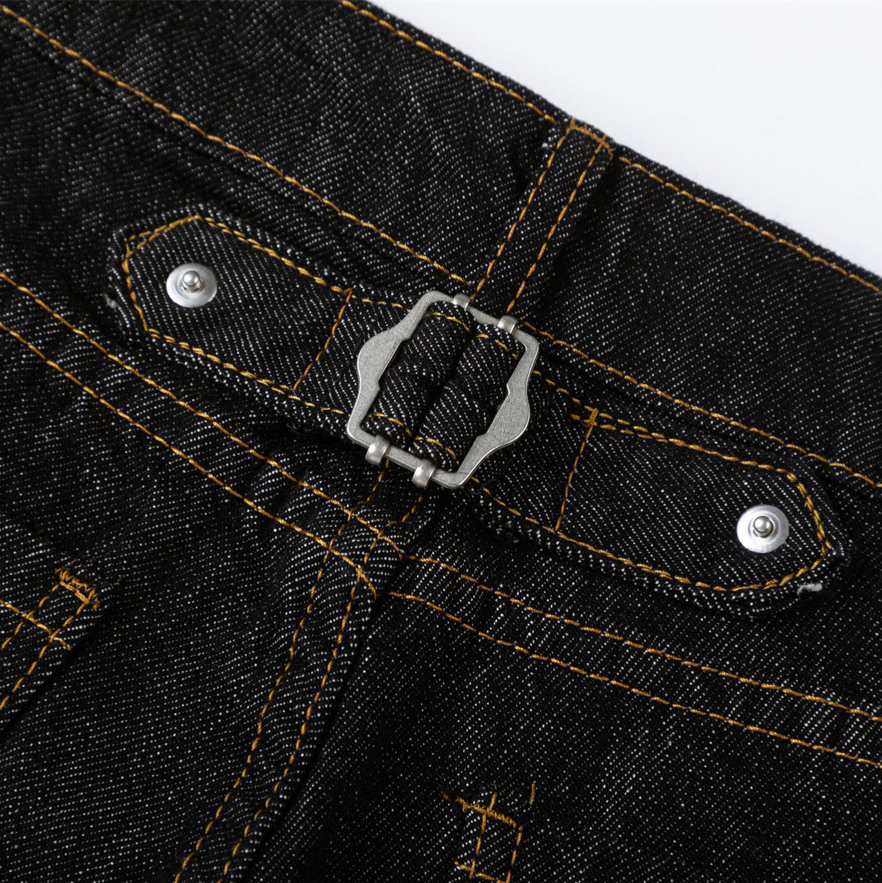 Silhouette Curved Jeans - Loose Casual Wide Leg Pants