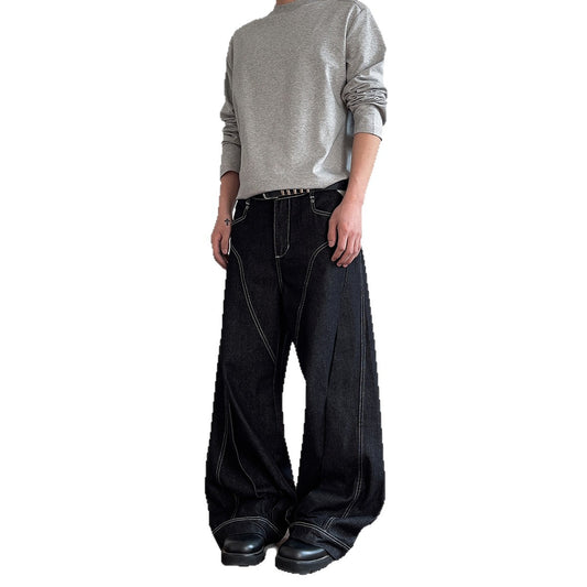 Summer Straight Slightly Flared Casual Pants - Premium Japanese Denim
