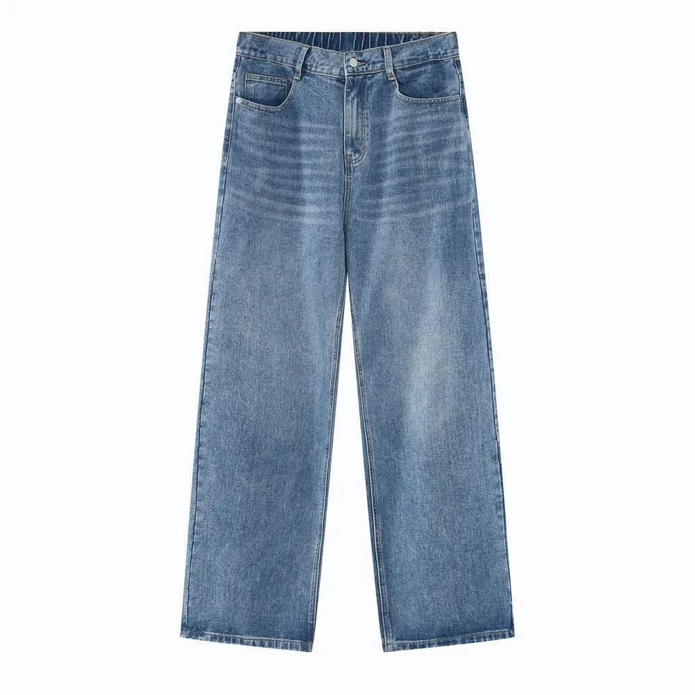 Premium Baggy Jeans with Pockets - Japanese Denim