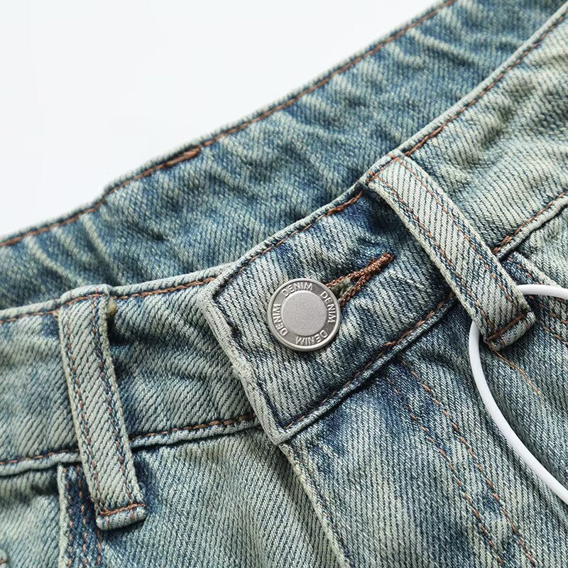 Women's Elastic Waist Loose Casual Wide Leg Jeans