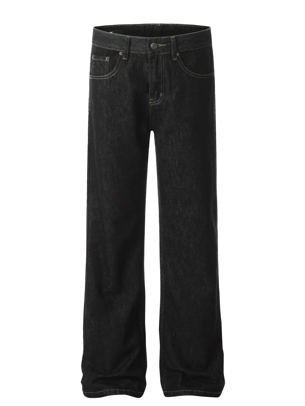 Premium Men's Straight Leg Jeans with Pockets