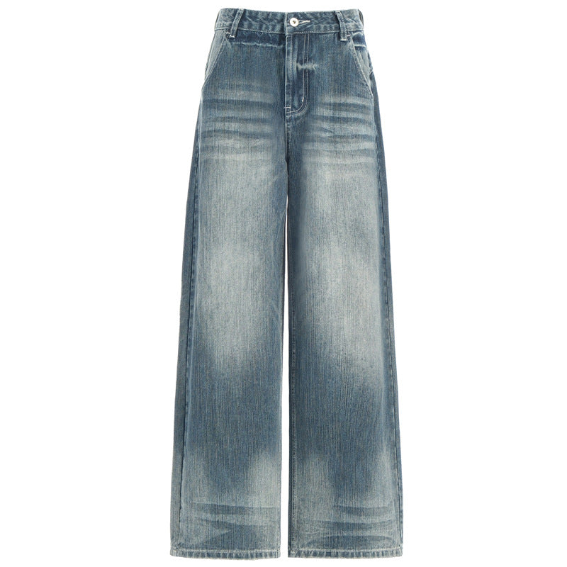 High-Fall Straight Leg Wide-Leg Casual Pants for Women - Summer Fashion Loose Fit Style