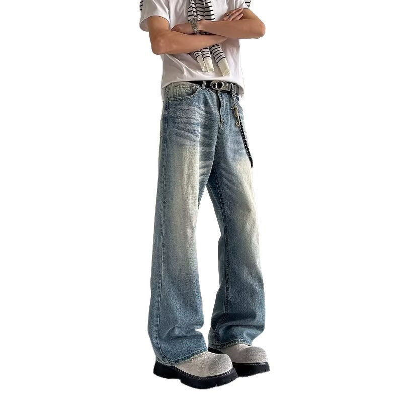 Summer Design Washed Loose Wide Leg Long Pants