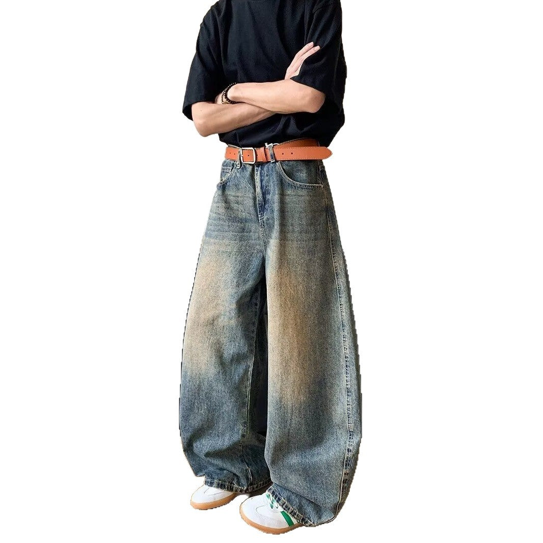 Versatile Loose Straight Leg Wide Leg Casual Knife Pants
