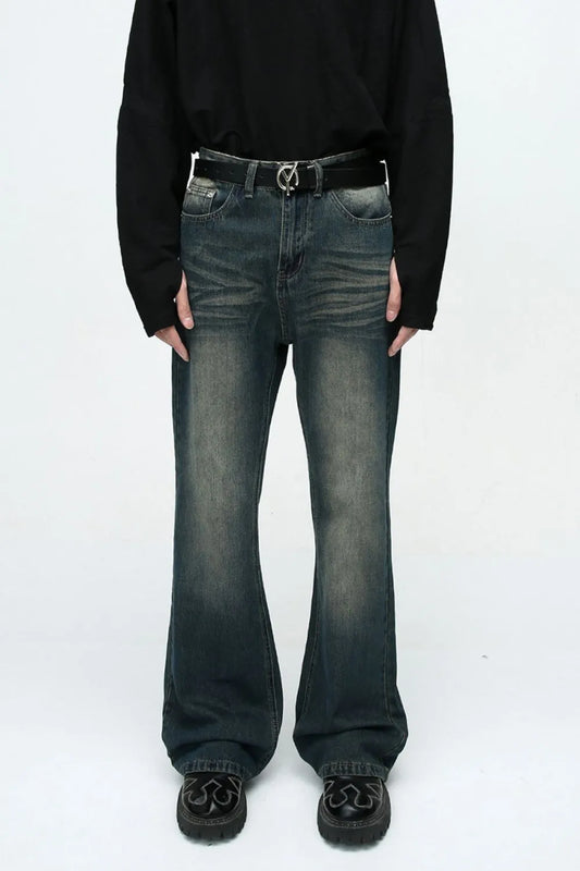 Premium Bootcut Jeans with Pockets - Japanese Denim