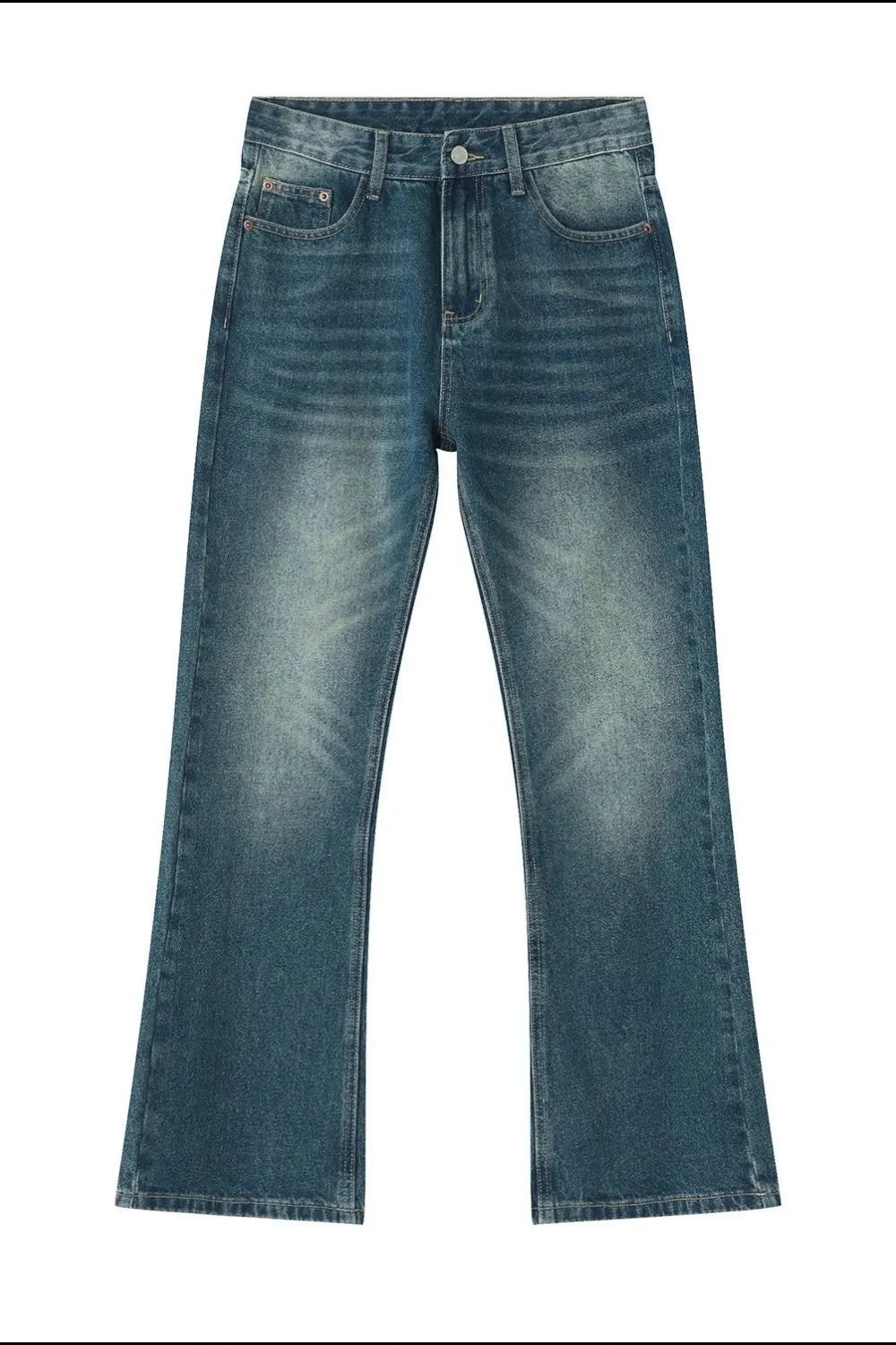 Premium Mid Rise Jeans with Pockets - Japanese Denim