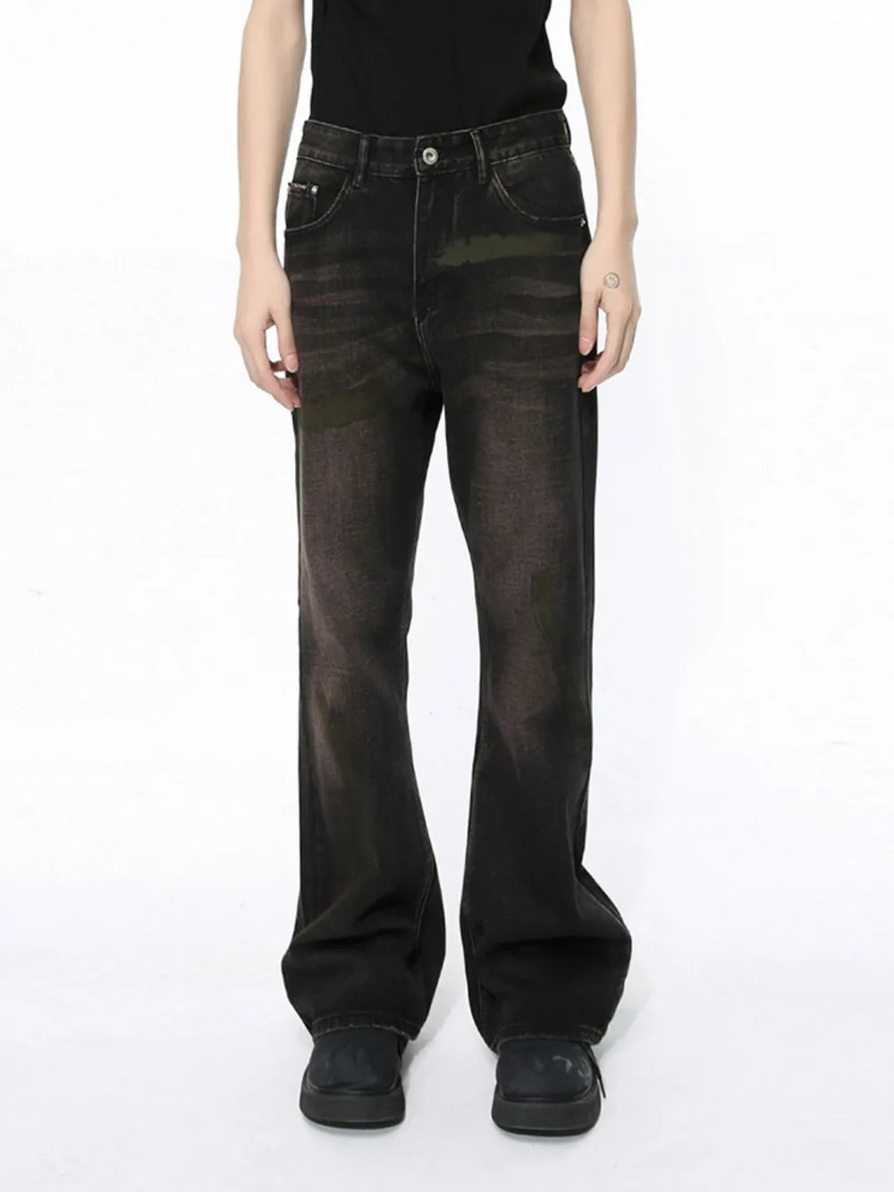 Men's Clean Fit Bootcut Jeans with Pockets