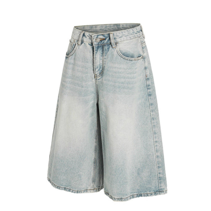 Premium Japanese Denim Cowboy Shorts and Cropped Pants