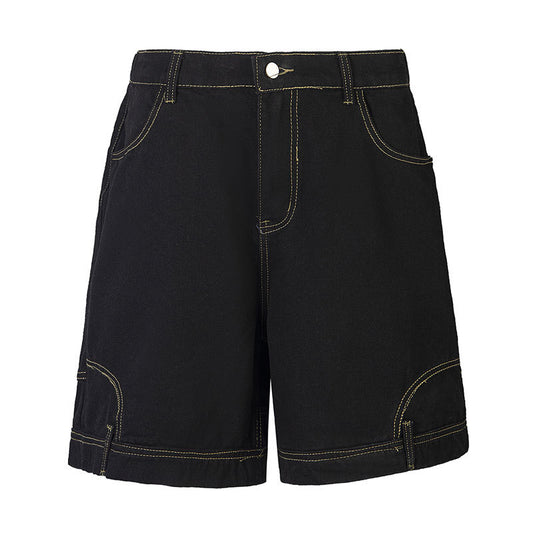 Premium Washed Denim Shorts for Modern Streetwear