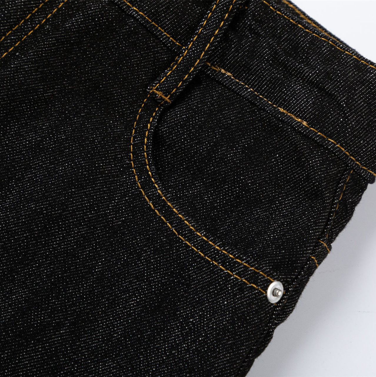 Silhouette Curved Jeans - Loose Casual Wide Leg Pants